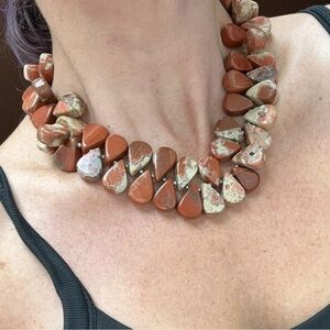 Elegant Jasper necklace